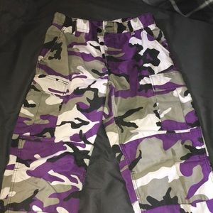 Purple Camo Pants